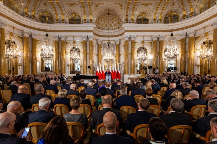 Prezydent RP, Prezes NSA oraz zaproszeni goście