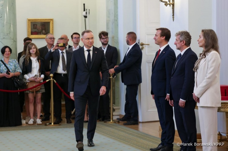 Uroczystość wręczenia aktów powołania sędziów