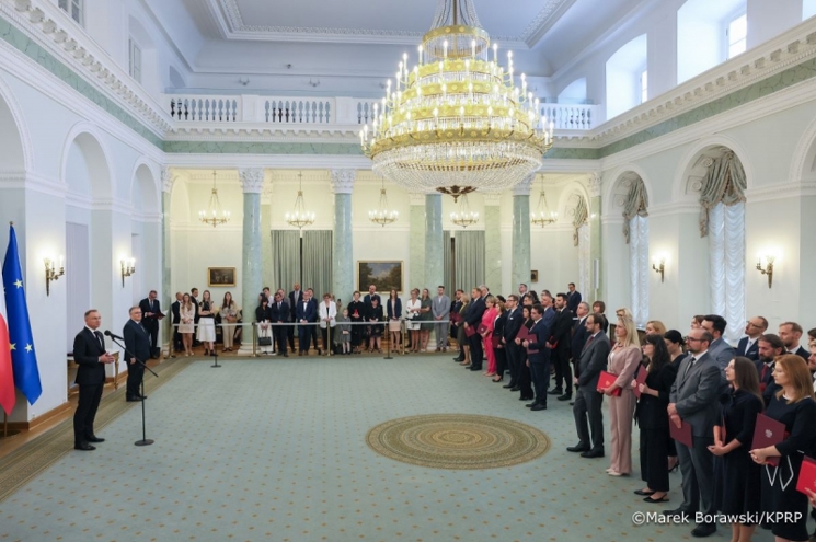 Uroczystość wręczenia aktów powołania sędziów