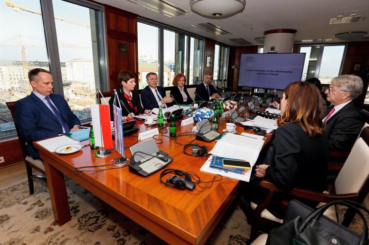 Wizyta delegacji Rady Stanu Grecji w NSA