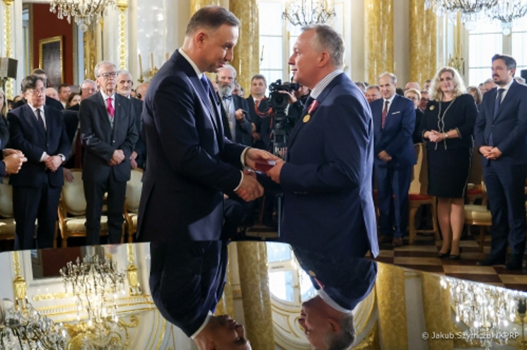 Prezydent RP, Prezes NSA oraz zaproszeni goście